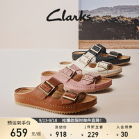 Clarks 其乐 女士布鲁克博肯拖鞋 261650514
