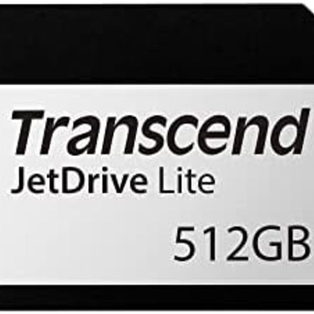 Transcend 创见 512GB JDL330 JetDrive Lite 330 扩展卡 适用于 MacBook Pro 2021 高达 95/75 MB/s TS512GJDL330