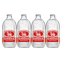伟狮SINGHA 泰国 苏打水饮料 气泡水SODA WATER 325ml*4瓶