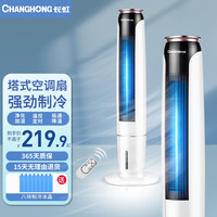 长虹（CHANGHONG） 水冷塔扇冷风空调扇无叶冷风扇家用台式定时摇头电扇制冷空调扇 黑色遥控款