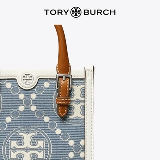 TORY BURCH TORYBURCH汤丽柏琦T MONOGRAM 牛仔琴谱包145511