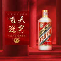 88VIP：MOUTAI 茅台 飞天迎宾酒500ml*1瓶单瓶装53度酱香型送礼名酒收藏酒