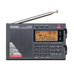 TECSUN 德生 PL-330收音机全波段老人新款便携式fm长中短波单边带