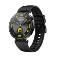 五一放价、百亿补贴：HUAWEI 华为 WATCH GT4 智能手表 41mm 幻夜黑 氟橡胶表带