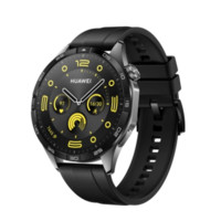 百亿补贴：HUAWEI 华为 WATCH GT4 智能手表 46mm 黑色氟橡胶表带