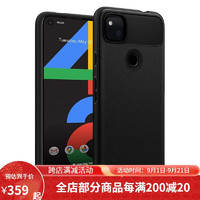 Google 谷歌 Pixel 4a 手机保护壳 手机壳 黑色 纹理设计 耐用防滑