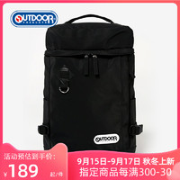 OUTDOOR PRODUCTS 方形帆布背包男士通勤大容量双肩包户外旅行包