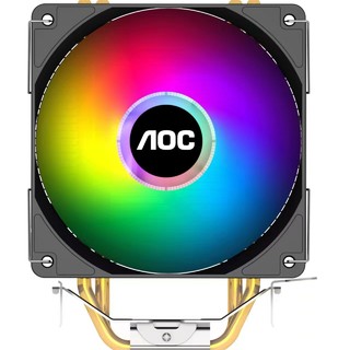 AOC T4 台式机电脑下压式CPU散热器风扇双平台支持1700