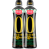 88VIP：厨邦 酱油0添加原汁黑豆特级生抽500mL*2瓶