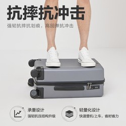 YANXUAN 网易严选 轻商旅 小黑盒耐磨防刮纯PC拉杆箱（20/24）