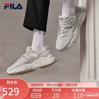 FILA 斐乐 Heritage Running系列 MARS II 男子跑鞋 F12M141116F-VN 南极灰/雨雾灰 41