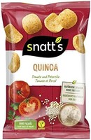 Snatt的藜麦片由藜麦粉和100％天然成分制成，膨化而不是油炸，不含棕榈油，不含添加剂的藜麦片