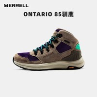 MERRELL 迈乐 户外休闲徒步运动ONTARIO85防滑撞色拼接高帮鞋男女鞋