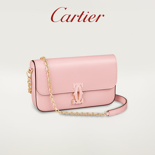 Cartier 卡地亚 旗舰店 C系列迷你斜挎包 小牛皮珐琅饰面链条包