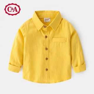 C&A 西雅衣家 儿童纯棉长袖衬衫
