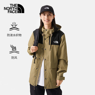 THE NORTH FACE 北面 冲锋衣男女23秋冬户外运动舒适防风防水轻薄休闲夹克外套81NO PLX/卡其色 XL/180