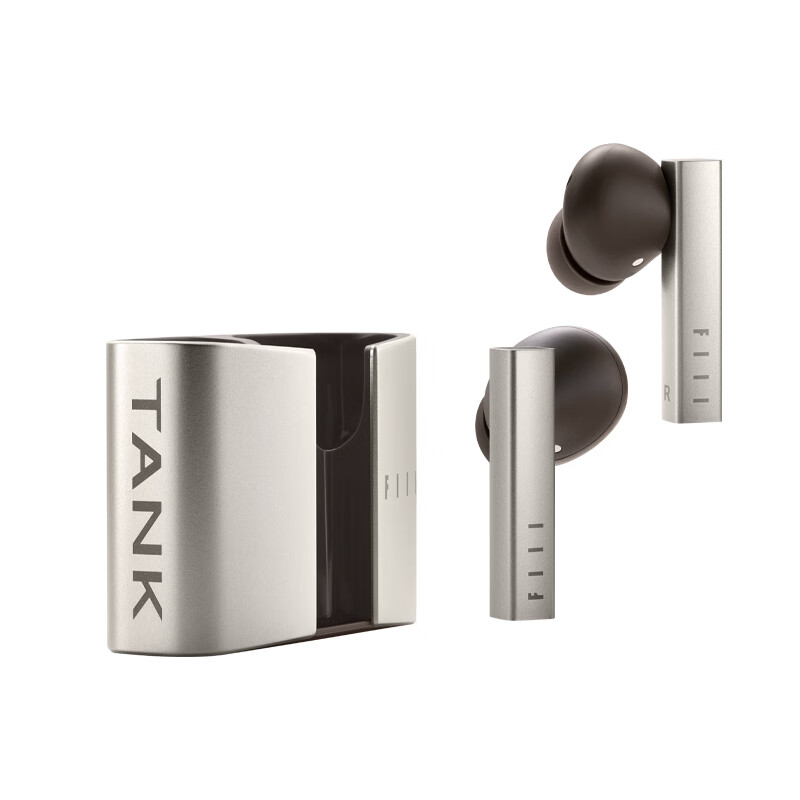 FIIL 斐耳耳机 CC Pro2 TANK联名版 入耳式真无线主动降噪蓝牙耳机 白金色