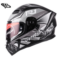 VEGA SA-39 摩托车头盔 全盔 R1 灰 L码