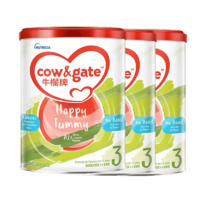 Cow&Gate; 牛栏 牌A2β-酪蛋白奶粉3段1-3岁900g[3罐装]