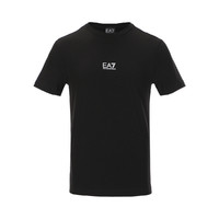 EA7 男士简约LOGO字母休闲百搭圆领短袖T恤