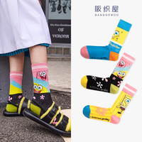 BANDGEWOO 阪织屋 迪士尼袜子 3双 984273459