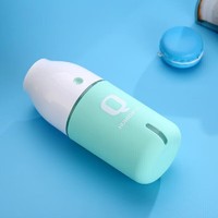 移动端：nanum 加湿器迷你空气加湿器USB夜灯车载小加湿器卧室桌面 绿色