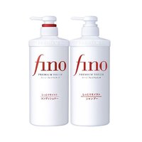 Fino 芬浓 柔顺洗护套装（洗发水550ml+护发素550ml）