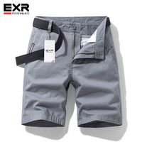 EXR 夏季潮流工装裤纯棉短裤五分中裤男士百搭短裤宽松外穿休闲裤