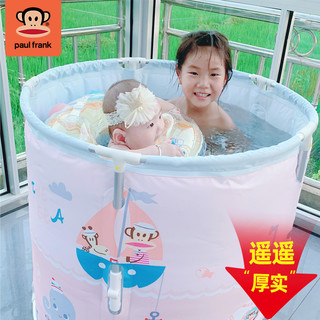 婴儿游泳桶家用免充气免安装可折叠恒温泡澡沐浴桶宝宝儿童游泳池