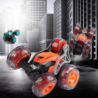 儿童遥控汽车翻滚特技车360度翻斗电动越野赛车玩具男孩可充电动