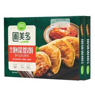 Pulmuone 圃美多 韩式泡菜馅饼 560g  2盒 8个装 韩式风味 速食 早餐食材