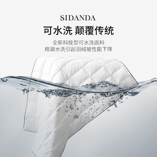 SIDANDA 诗丹娜 可水洗95%白鹅绒夏被 150*200cm