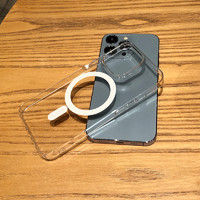 iMobile 超薄高透透明无线充电适用于苹果13手机壳iPhone15promax硬壳14简约12pro男13mini防摔11不变黄7/8保护套xr