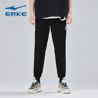鸿星尔克 运动裤男春秋时尚舒适运动户外休闲裤长裤男裤子 -正黑男款运动裤 XL