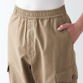 无印良品（MUJI） 男式 轻便 工装裤 裤子 长裤 休闲裤 AE0VKA3A 浅米色 L 175/88A