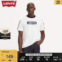 Levi's李维斯男士短袖T恤圆领舒适简约百搭潮流16143-1208 白色 XL