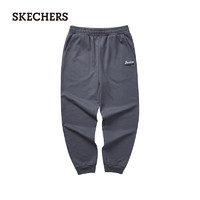 斯凯奇（Skechers）舒适版型慢跑针织长裤L323M063 奥德赛灰/026R XL
