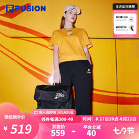 FILA FUSION斐乐潮牌背包款女大容量电脑包男包 深黑-BK XS