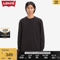 Levi's李维斯男士毛衣针织衫圆领舒适简约休闲时尚百搭潮流 黑色 L