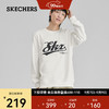 斯凯奇（Skechers）针织套头卫衣P423M048 棉花糖白/0074 S