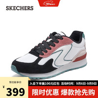 斯凯奇（Skechers）男女鞋复古一脚蹬健步鞋子177001 白色/多彩色/WMLT 37.50 