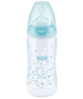 NUK 德国NUK新生儿奶瓶宽口塑料pp奶瓶耐摔防胀气仿母乳硅胶奶嘴