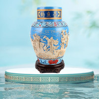 古越龙山黄酒 绍兴黄酒花雕酒工艺浮雕酒坛装 20斤30年陈三十年陈 八仙过海