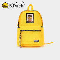 B.Duck小黄鸭儿童书包大容量双肩包小1-3年级减压背包潮流 黄色(30*14.5*43cm))