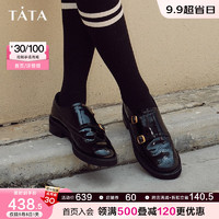 他她（TATA）商场同款简约纯色深口单鞋女7TB22CM3 黑色 39
