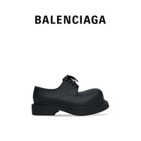 BALENCIAGA巴黎世家STEROID男士圆头绑带德比鞋