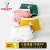 SNOOPY 史努比 儿童内裤女童纯棉平角小女孩四角全棉短裤中大童女宝宝100%不夹pp