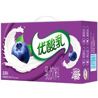 yili 伊利 优酸乳蓝莓味250ml*24盒/箱 乳饮早餐伴侣 中秋礼盒