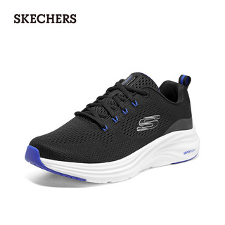 斯凯奇（Skechers）男士绑带运动休闲鞋232625 黑色/蓝色/BKBL 39.5