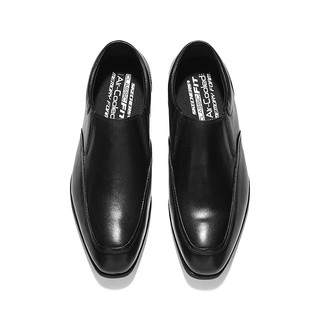 斯凯奇（Skechers）商务休闲鞋扁头德比正装皮鞋204851 黑色/BLK 40